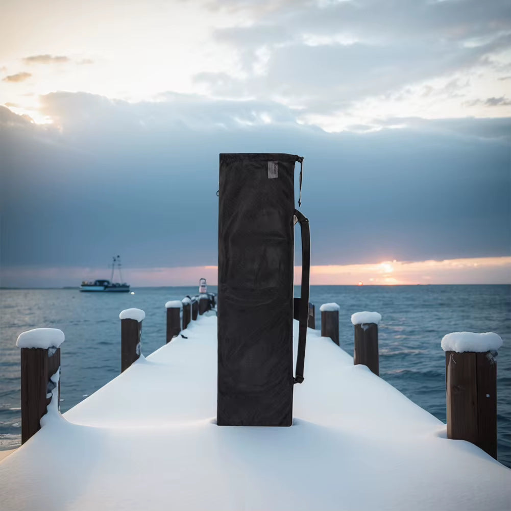 Mesh Paddle Storage Bag with Adjustable Strap Kayaking Paddle Transportation and Storage Bag Canoe Paddles Organizer