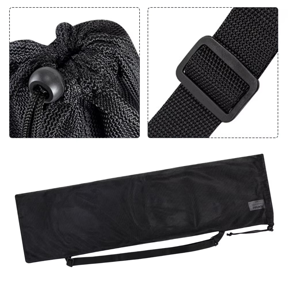 Mesh Paddle Storage Bag with Adjustable Strap Kayaking Paddle Transportation and Storage Bag Canoe Paddles Organizer