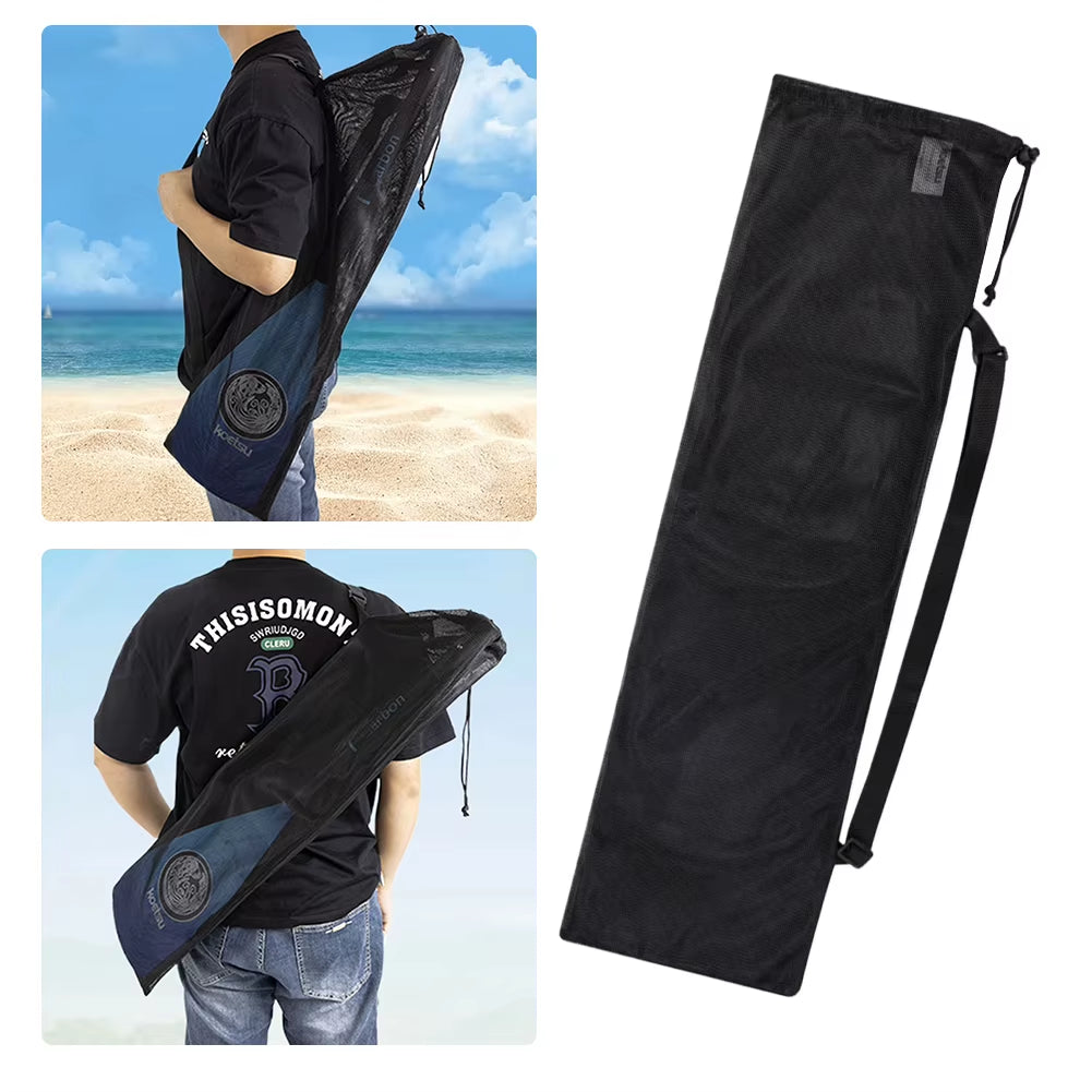 Mesh Paddle Storage Bag with Adjustable Strap Kayaking Paddle Transportation and Storage Bag Canoe Paddles Organizer